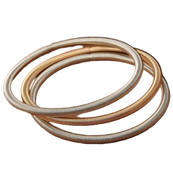 Multicolored Spring Bracelets Set of 3 - Picture 4 of 6